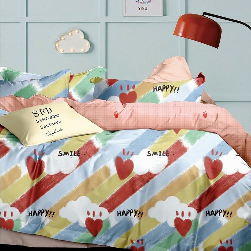re Size Bedding del cotone degli insiemi 4pcs 3pcs 100 della lettiera del cotone della stampa 100 di 3D Digital