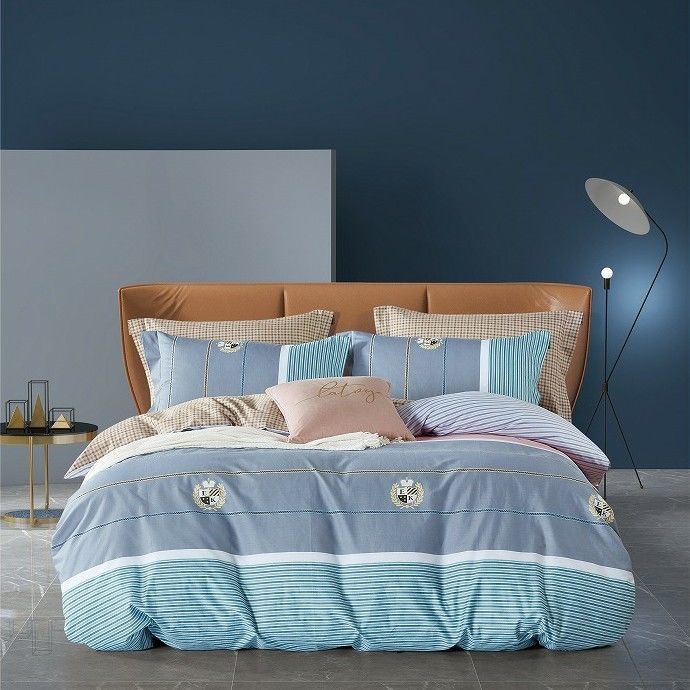 la copertura economica 100% del piumino stampata lettiera del lenzuolo del cotone mette l'insieme su misura del piumino della trapunta dell'insieme della lettiera della biancheria da letto