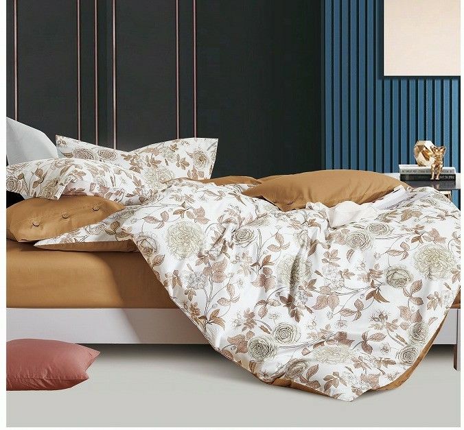 Il lenzuolo di 300 TC ha messo la regina 100% del cotone di Comfortor il piumino della copertura che della lettiera ha messo su ordinazione