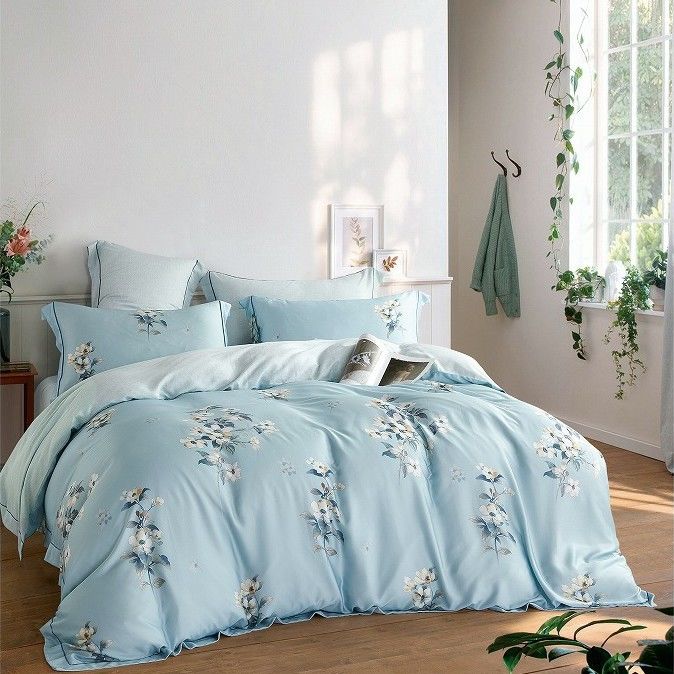Il piumino 100% di Tencel ha messo l'insieme floreale variopinto della copertura della trapunta di 230TC Tencel