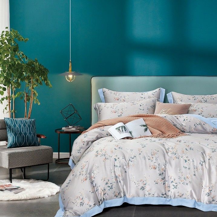 60s Ring Spun Luxury Tencel Bedding mette il lenzuolo 100% della copertura del piumino delle lenzuola di Tencel