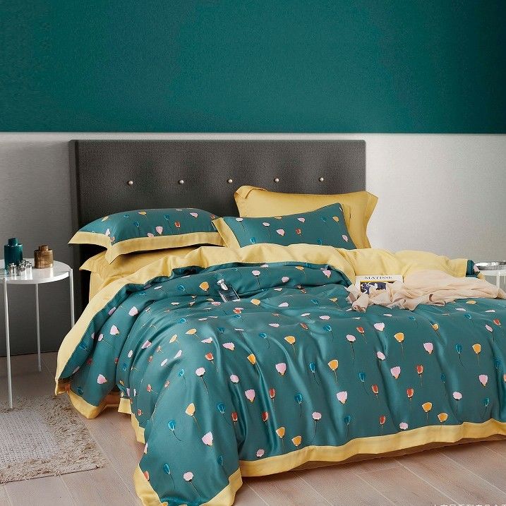 Multi strati di stampa a colori 60S Ring Spun Floral Cooling Tencel